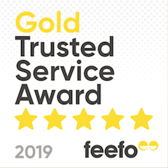 Feefo Gold Service Award