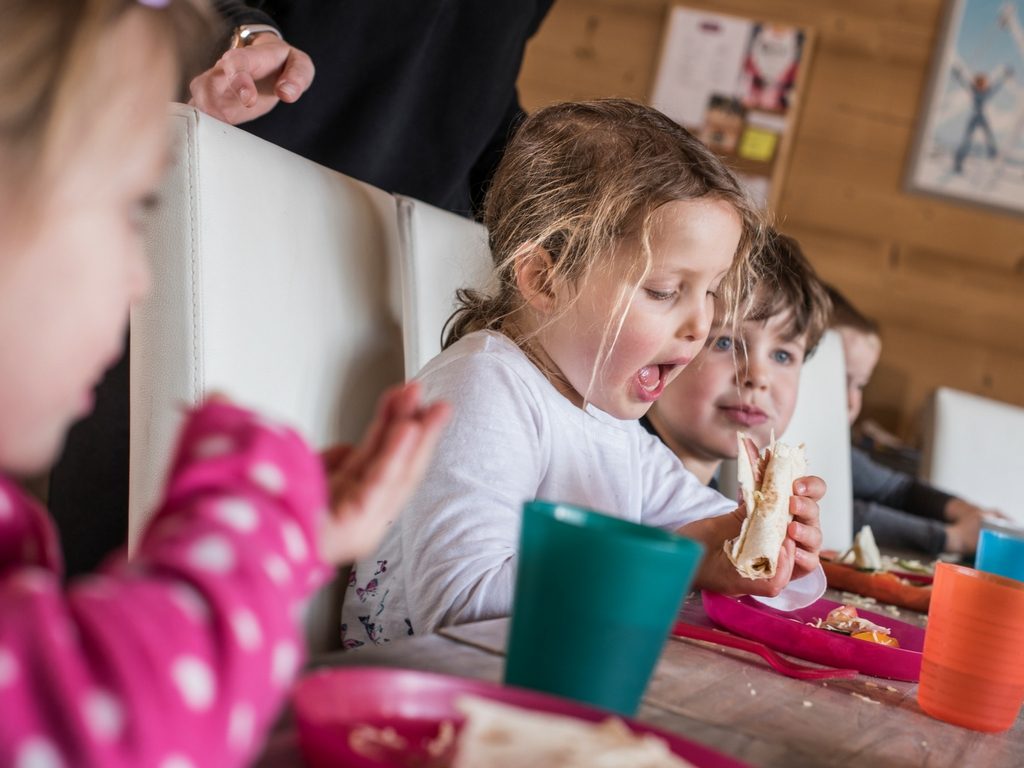 child eating