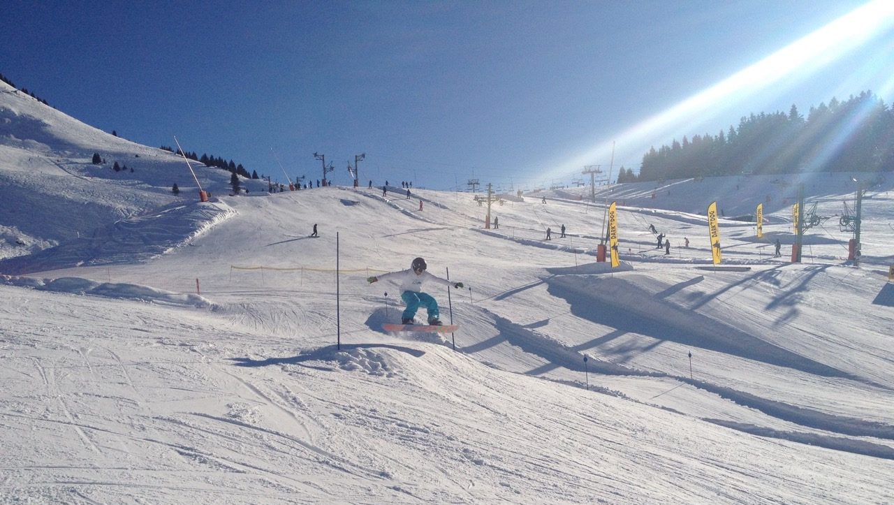 Pointe de Nyon snow park Les Gets