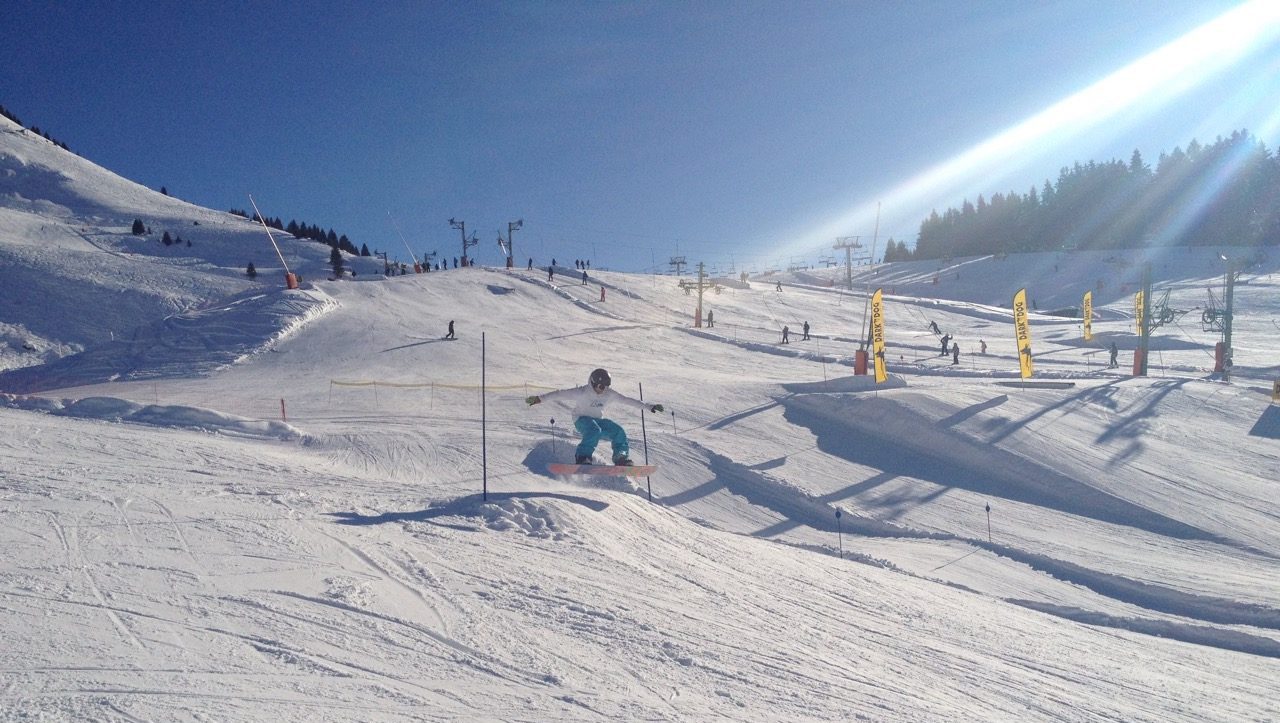 Pointe de Nyon snow park Les Gets 