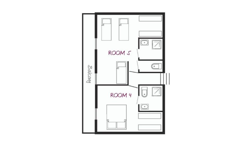 second floor plan