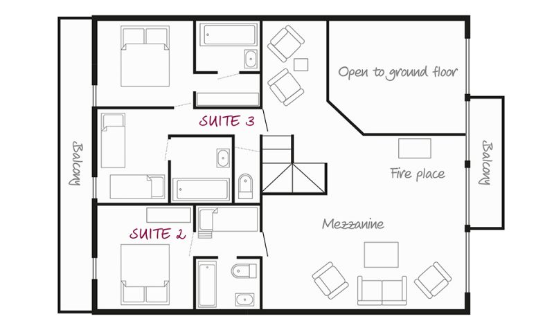 Chalet Faucon First Floor