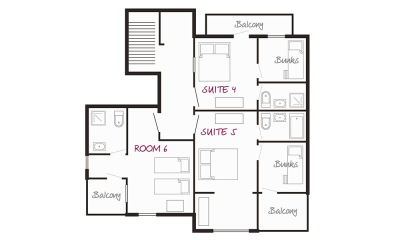 Chalet Floor Map