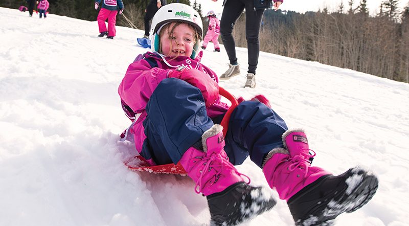 ski childcare outdoors