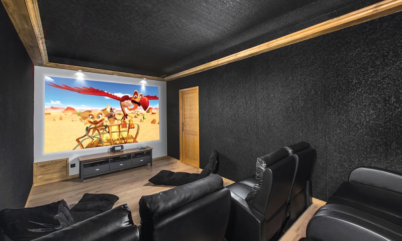 chalet cinema room