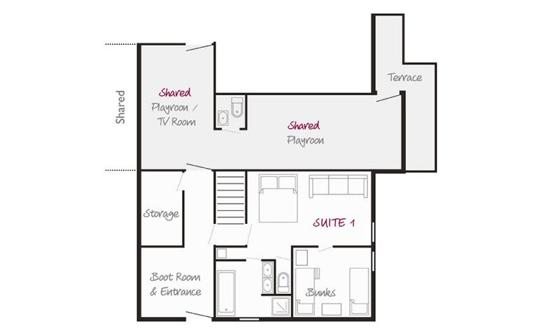 Chalet floor map