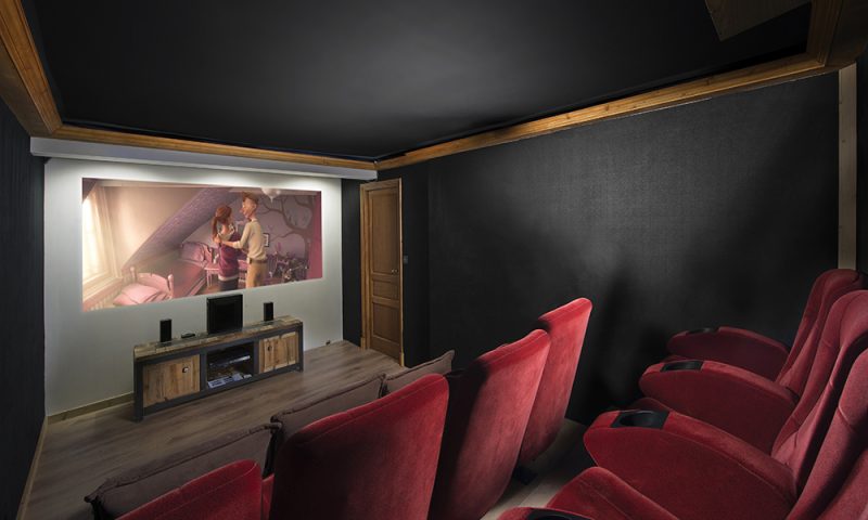chalet cinema room