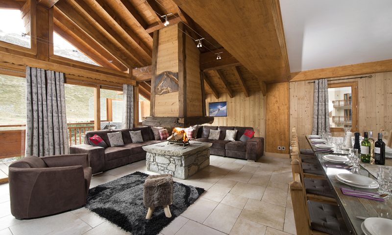 chalet living area