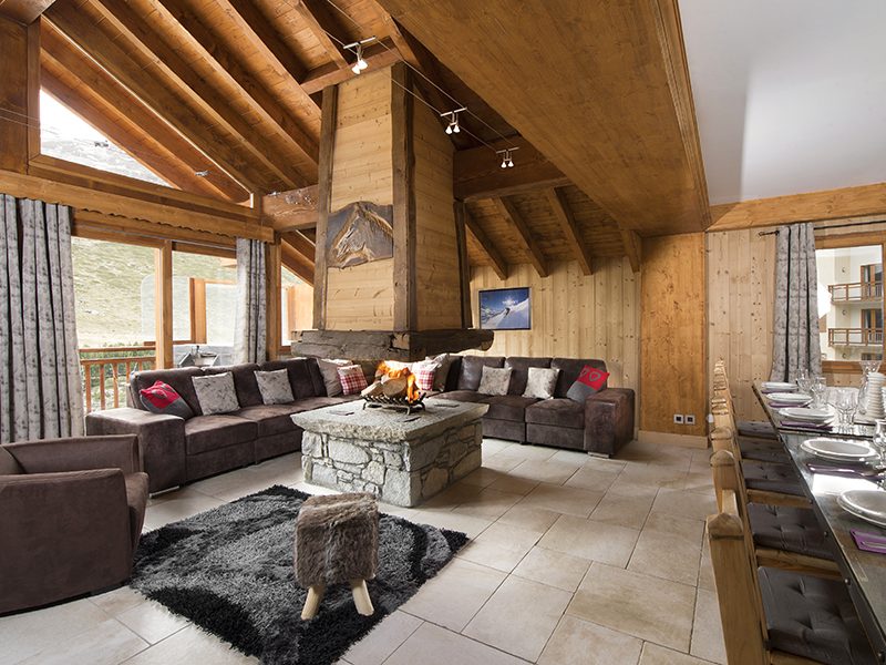 chalet living area