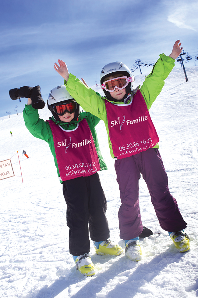 children on slopes