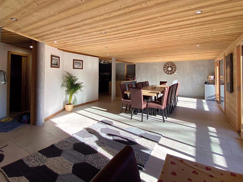 Chalet dining area