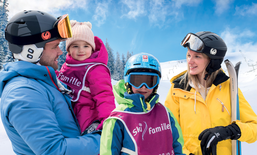 Ski Famille skiing family