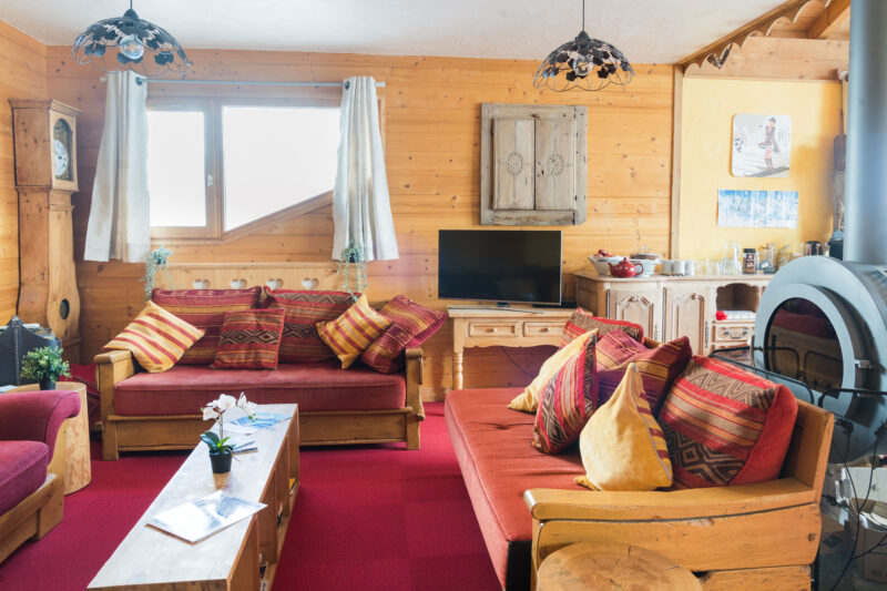 CHALET LA PERLE Living Room Tignes
