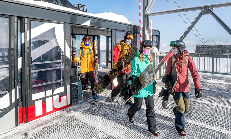 Tignes has great links to Val d'Isere